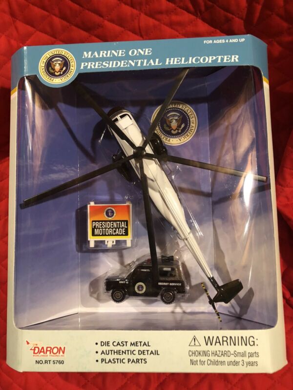 Marine One Presidential Helicopter Diecast Model Sea King. VH3D