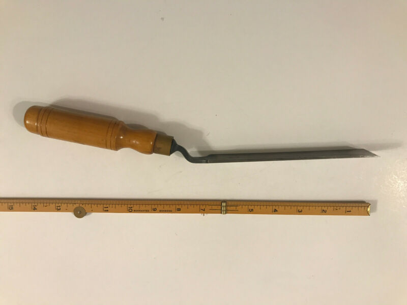 BUCK BROS 1" Crank Neck Sweep Gouge Chisel Vintage Woodworking Tool ...