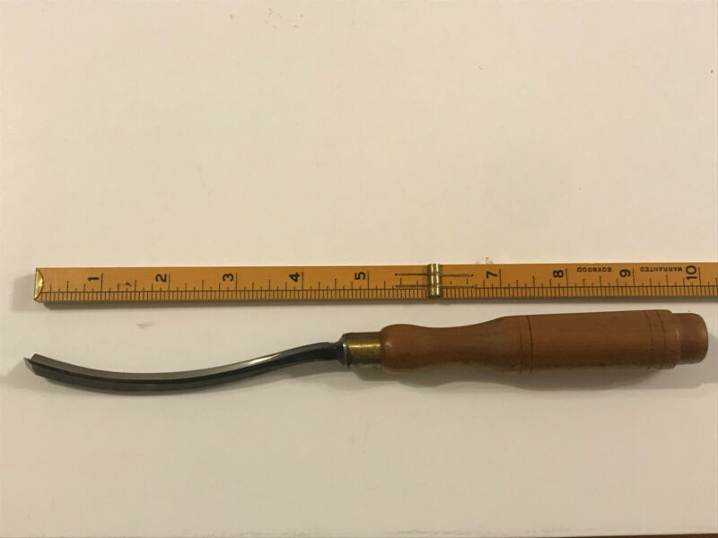 HERRING BROS Vintage Wood Carving Gouge Veiner 3/8" wide Sweep