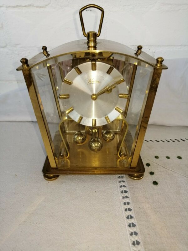 Vintage, Kern Lantern Type Anniversary Clock, Midget Movement, Working