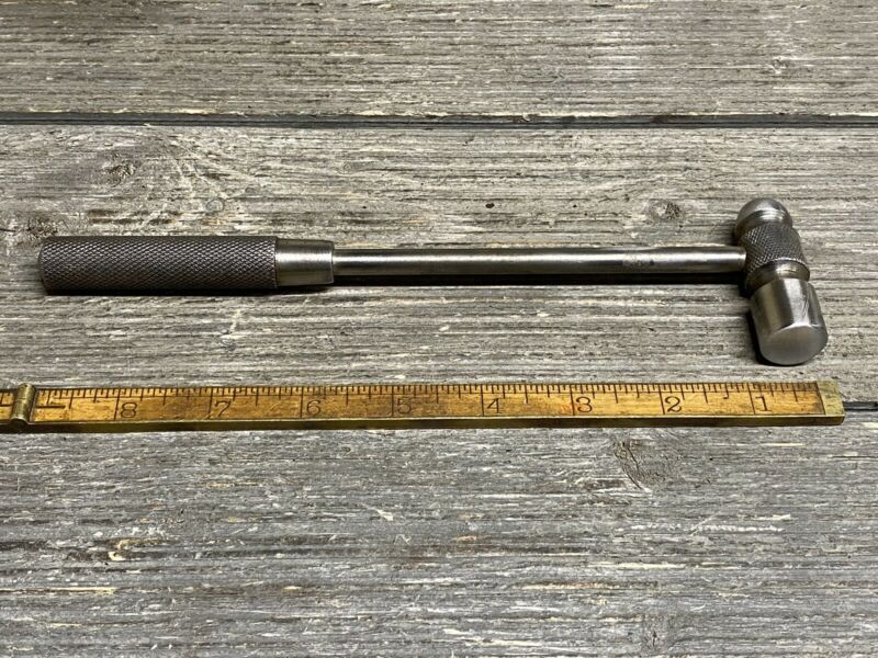 Vintage Machinist 10 Ounce Ball Peen Hammer With Knurled Handle Antique Price Guide Details Page