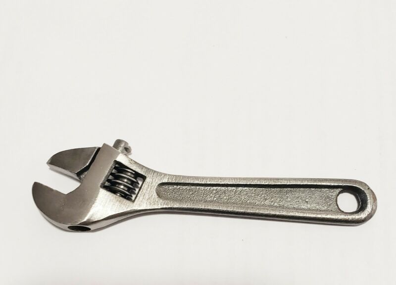 4" adjustable wrench. Made In West Germany. High quality. Works perfect