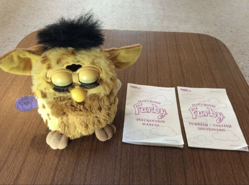 Vintage Furby and Instructions 1999 WORKING Antique Price Guide