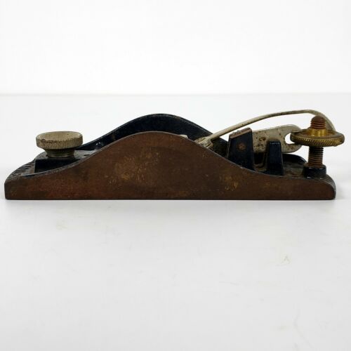 Unusual Vintage Stanley Hand Plane All Metal Smooth Bottom Made in USA