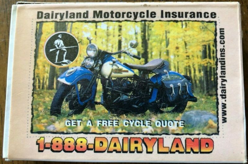 Deck of Playing Cards Dairyland Motorcycle Insurance -- Antique Price