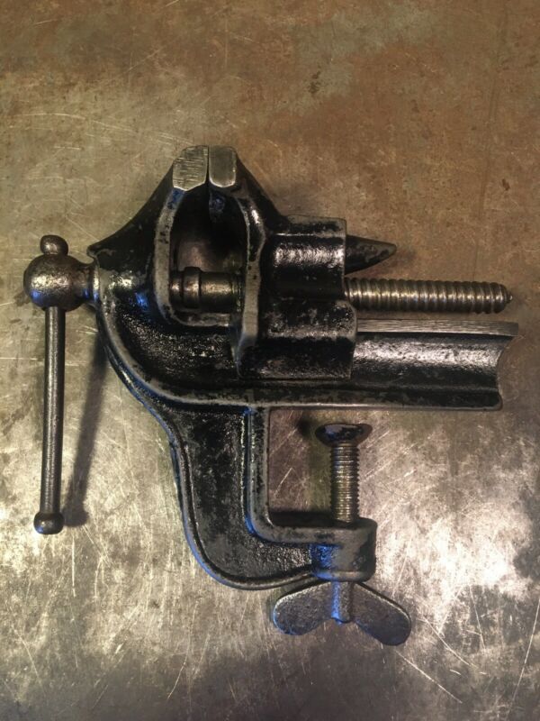 Antique Bench Clamp Vise For Jewelers Gunsmiths And Smaller Work 2â