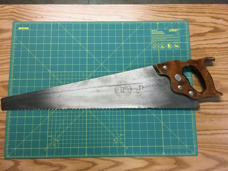 Vintage Rockwell 26" 5.5ppi Hand Saw Traditional Woodworking Hand
