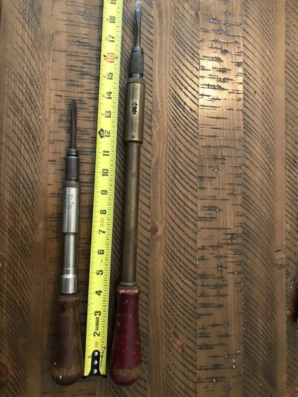 Vintage Yankee 131A And 30 Spiral Ratchet Screwdrivers Antique Price