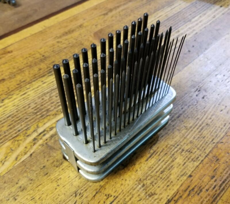 Machinist Tools TRANSFER Punches Set • Vintage Center Pin Punch Chisel