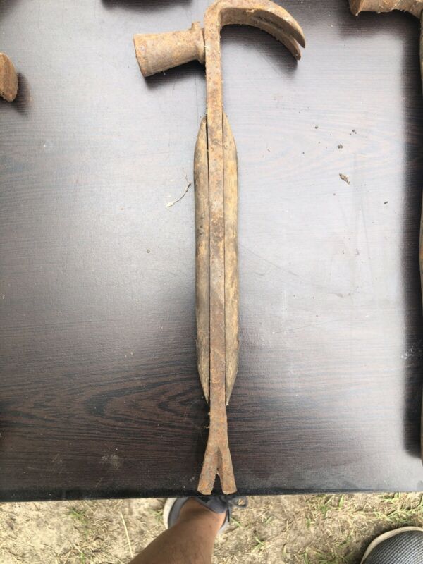 Antique Hammer Crowbar Very Unusual And Nice Piece Antique Price