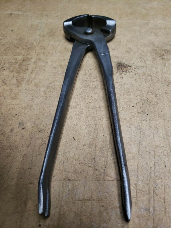Antique KEEN KUTTER Blacksmith, NIPPERS Nail Puller FARRIER Pliers