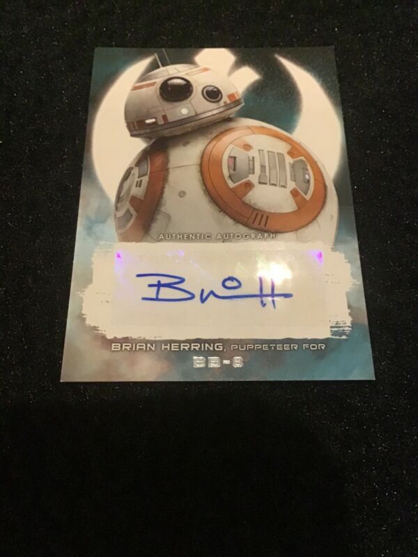 topps star wars autograph