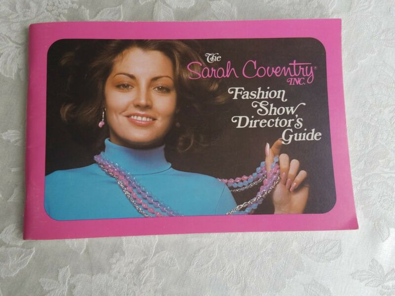 SARAH COVENTRY Fashion Show Director''s Guide Home Sale 70s 1975 Book