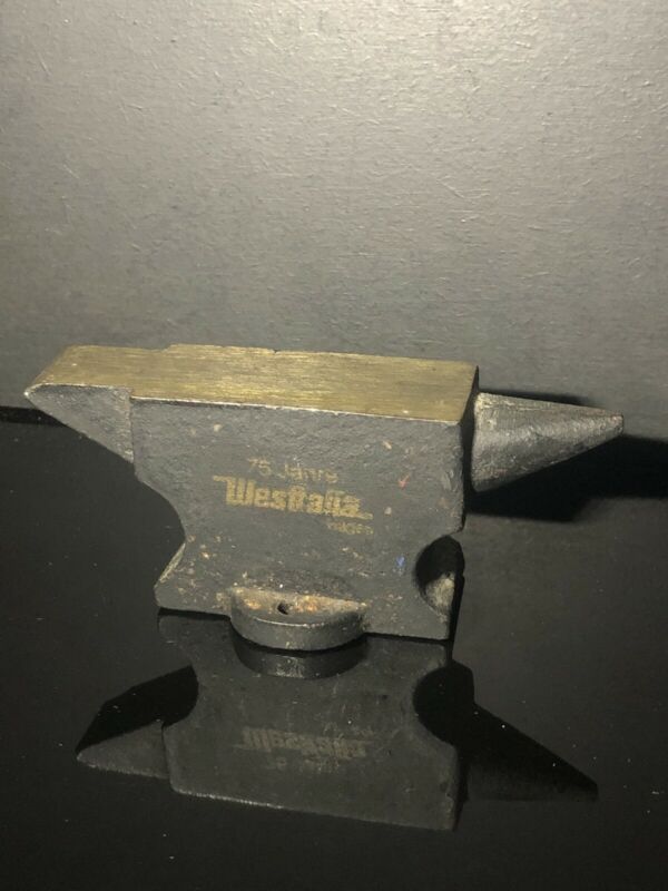 Vintage Miniature Brass Anvil Blacksmith Tool Westfalia 75th