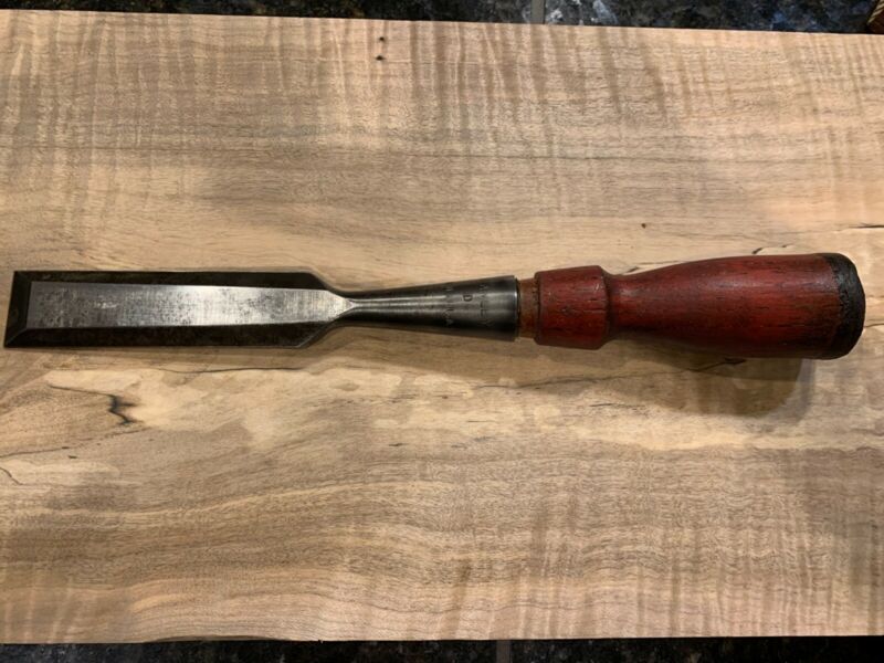 Vintage Stanley D Chisel 7/8" wide same steel as Stanley 750 Chisel