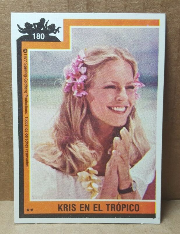 1977 Topps Mexican Charlie''s Angels #180 Trading Card VF -- Antique