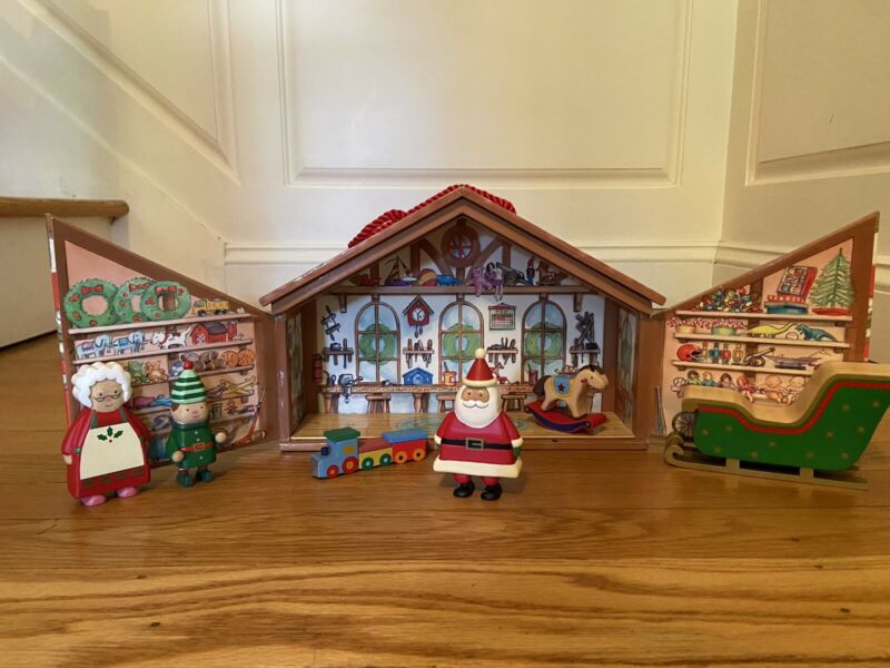 gund santa's workshop playset