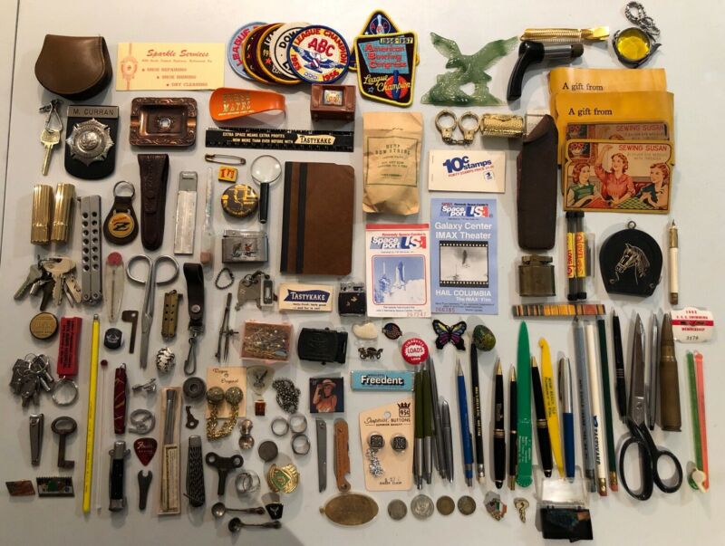 Huge Vintage Antique Estate Junk Drawer Lot Collectibles Knives Antique Price Guide Details Page