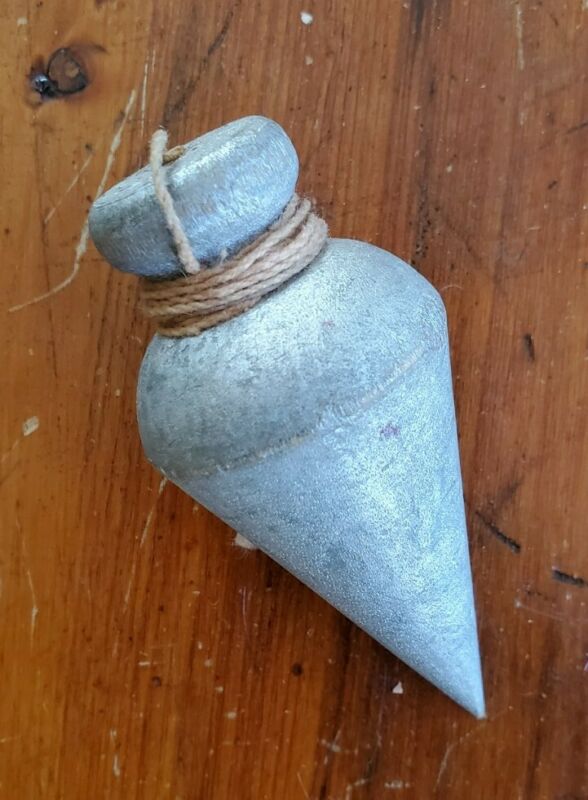 VINTAGE WOOD FOLK ART PLUMB BOB Antique Price Guide Details Page