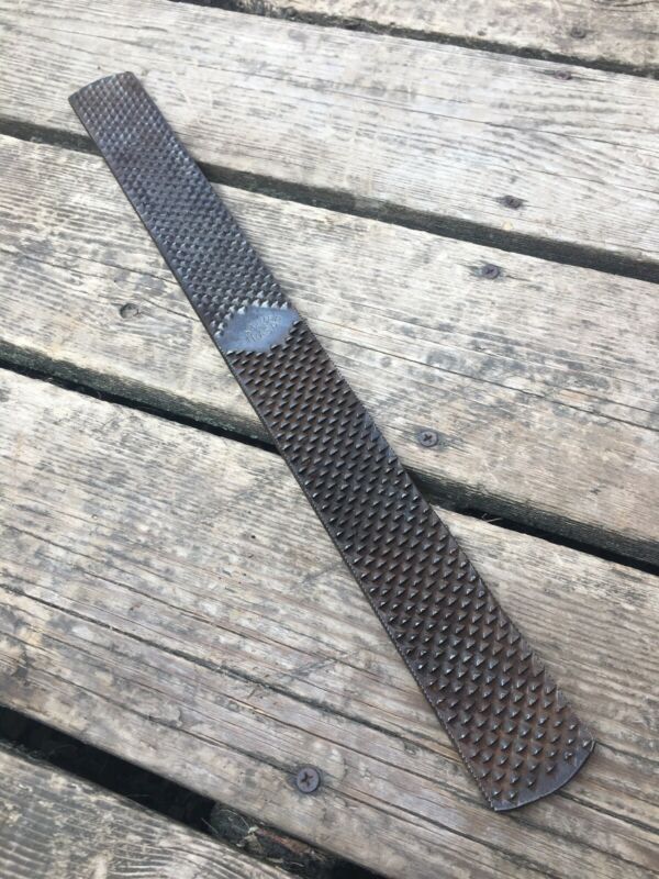OLD USED VINTAGE TOOLS BIG METAL RASP FILE BLACKSMITH FORGE MACHINIST ...