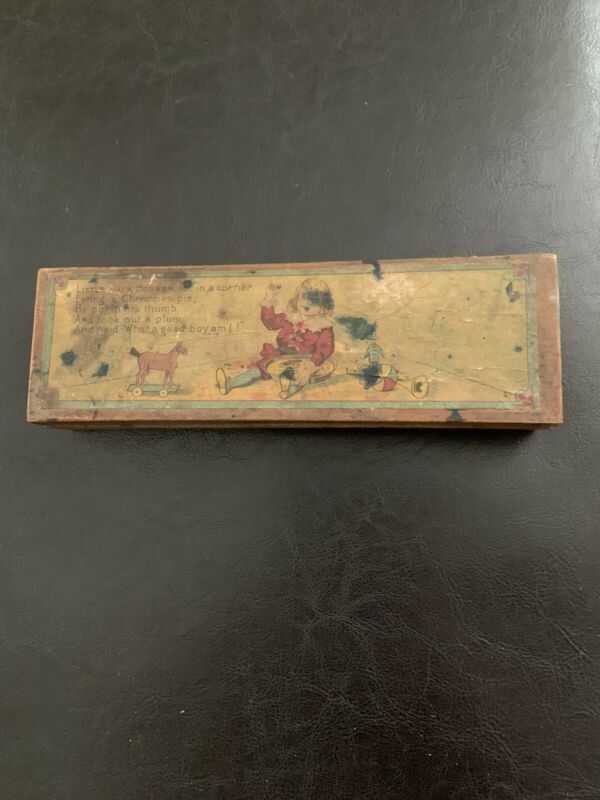 Old Pencil Box With Key And Pens Inside. -- Antique Price Guide Details ...