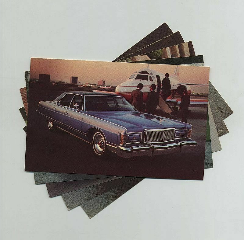 (5) Lincoln 1978 Car Auto Adv Postcards Molitor Dealer Collinsville IL