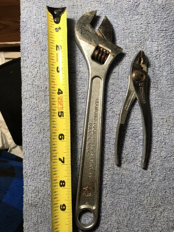 Diamond Tool In Horseshoe Company Adjustable Wrench And Pliers