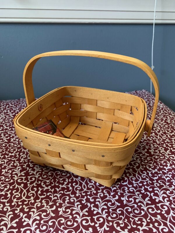 2000 Longaberger Small Berry Basket Basket Only New Antique 2000-longaberger-small-berry-basket-basket-only-new-antique
