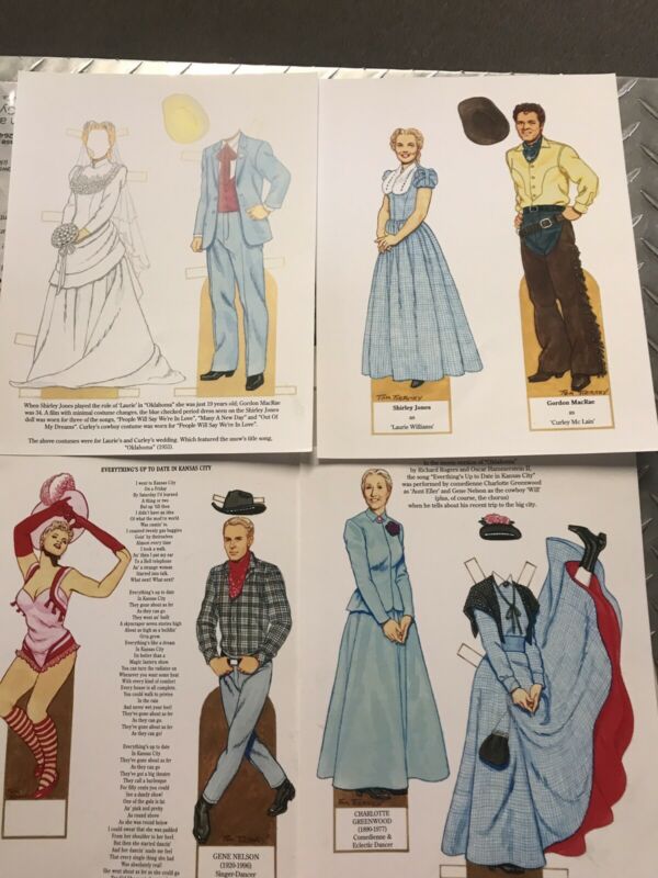 paper Doll Convention Kansas 2010 TOM TIERNEY artist souvenir color ...