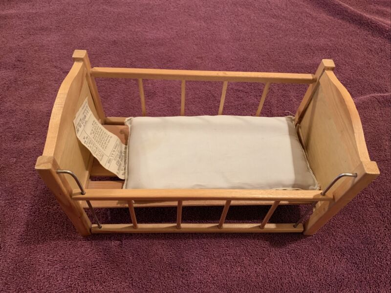 Strombecker Wooden Doll Baby Bed Antique Price Guide Details Page