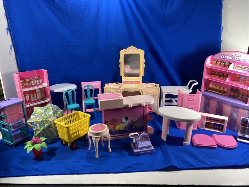 Lot Of 20 Vintage Barbie Accessory And Furniture Items Antique Price