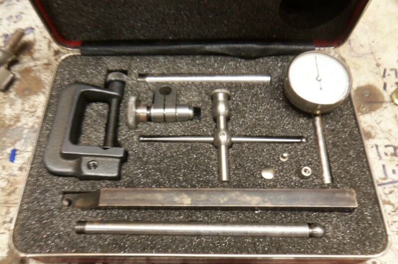 Starrett 196 dial indicator set with case.Looks new! Antique Price
