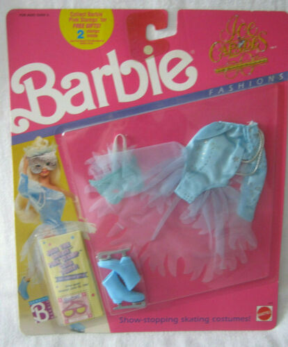 NEW BARBIE FASHION COLLECTIBLE ~ VINTAGE 1989 ~ BLUE GLITTER SATIN ...