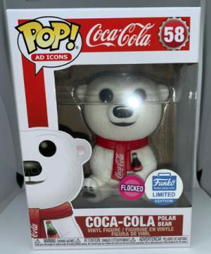 Funko Pop! Ad Icons Coca Cola Polar Bear Funko Shop Limited Editon 10 inch  Figure #59 - US
