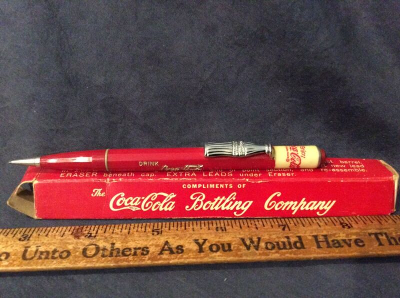 vintage-coca-cola-dur-o-lite-mechanical-pencil-with-box-with-directions-antique-price-guide