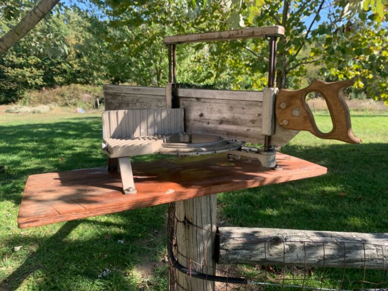 Vintage Craftsman Miter Box and Saw Antique Price Guide Details Page