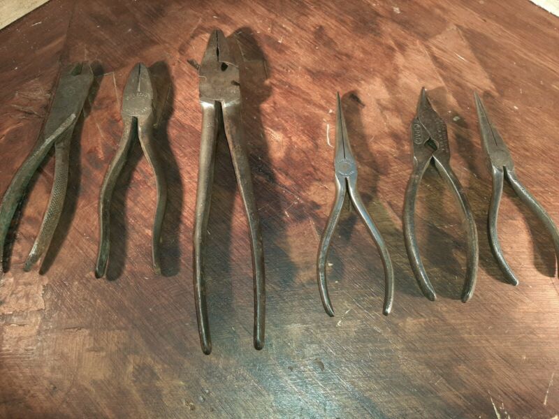 Antique Utica plier lot the ultimate of Utica pliers for any collector