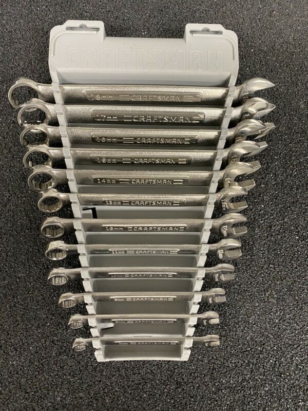 Vintage Craftsman 12pc Metric Series Combination Wrench Set Made In The