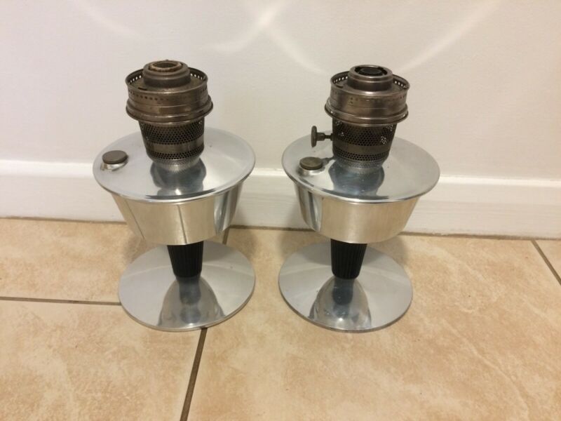 two vintage oil lamps Antique Price Guide Details Page