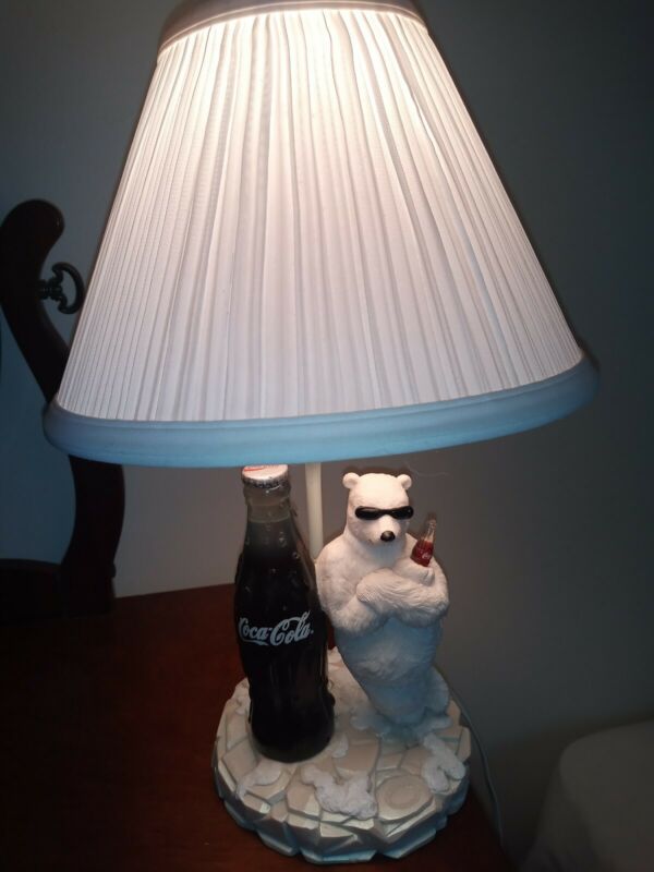 Coca Cola Polar Bear Lamp (Original Coke Collection) Antique Price