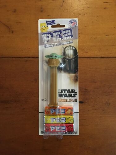 pez star wars mandalorian twin pack candy dispenser