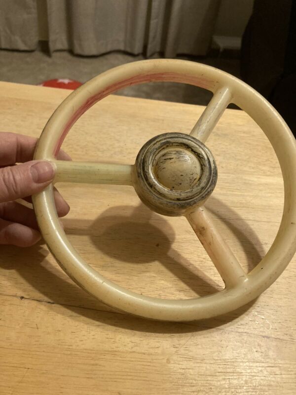 vintage toy steering wheel