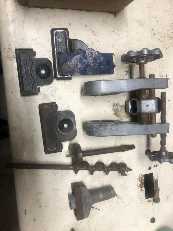 VINTAGE DEXTER DOOR LOCKS INSTALLATION TOOL KIT IN ORIGINAL BOX