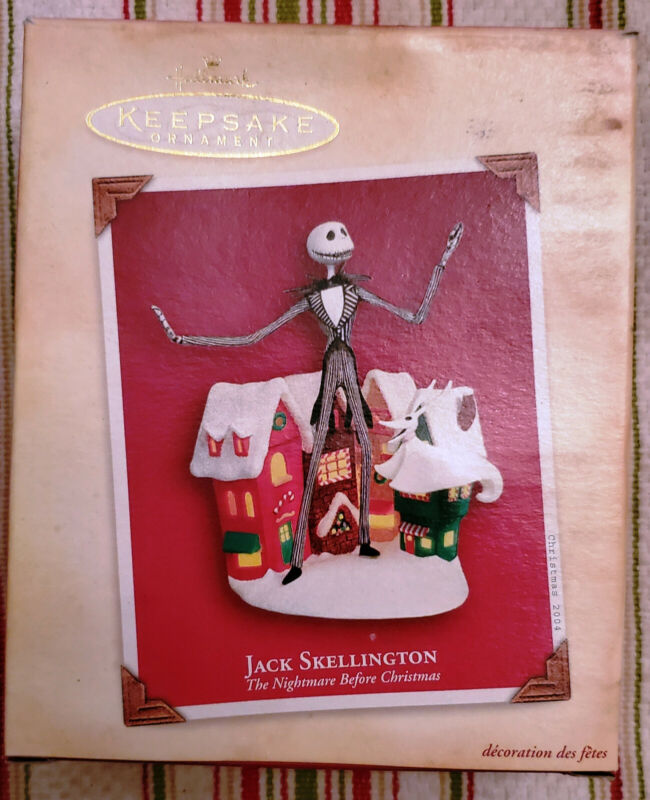 Jack Skellington Nightmare Before Christmas Hallmark Ornament 2004