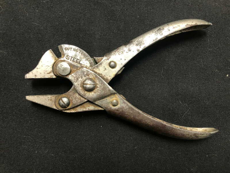 Vintage Bernard W. Schollhorn Co. Parallel Jaw Pliers 1892 Antique