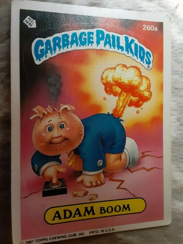 1987 ADAM Boom garbage pail kids Antique Price Guide Details Page