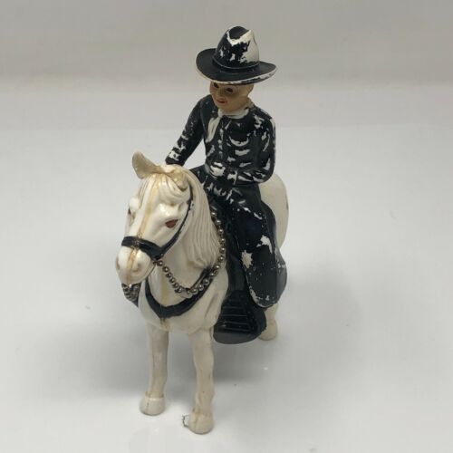 Ideal Toys Hopalong Cassidy On His Horse topper, Plastic, Vintage ...