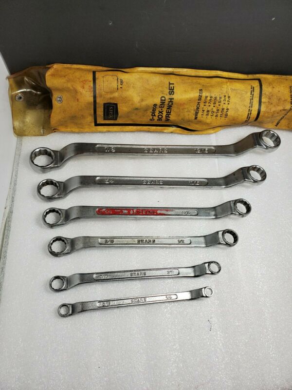 Vintage Sears Craftsman Box End Wrench Set Antique Price Guide