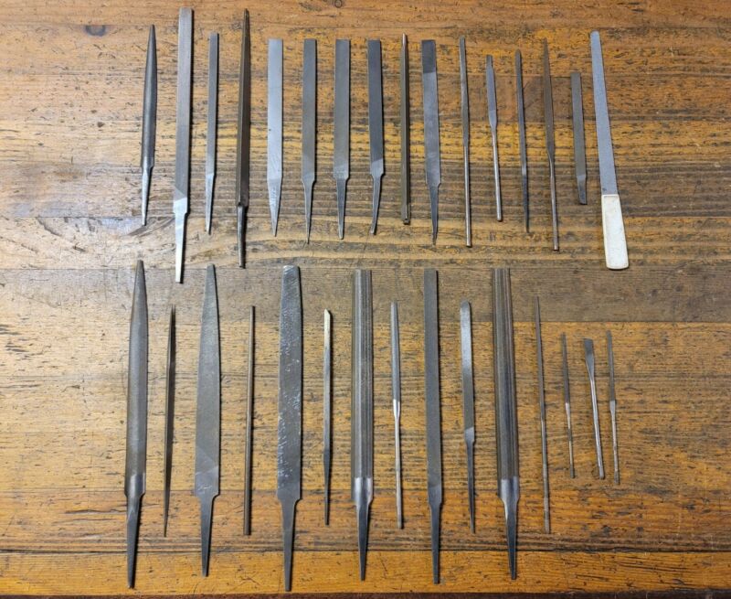MACHINIST Tools RIFFLER Needle Files Jeweler Diamond Metal Files