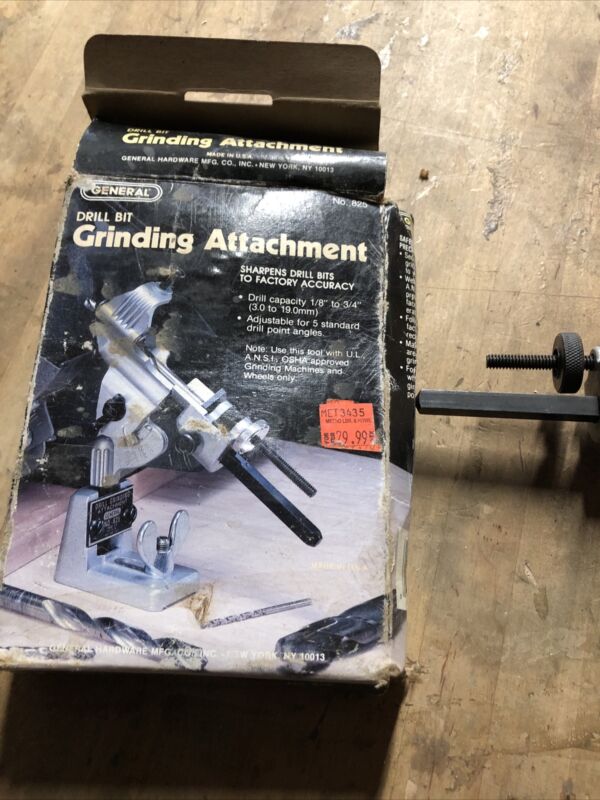 drill bit sharpener grinding attachment general tool Co No 825